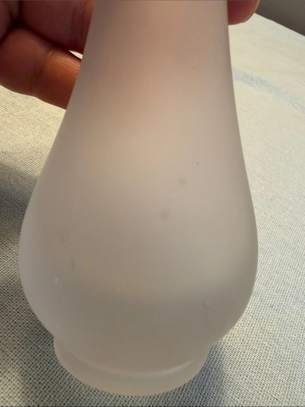 Vintage VIKING HAND MADE USA Frosted Glass Bud Vase - Home Accents